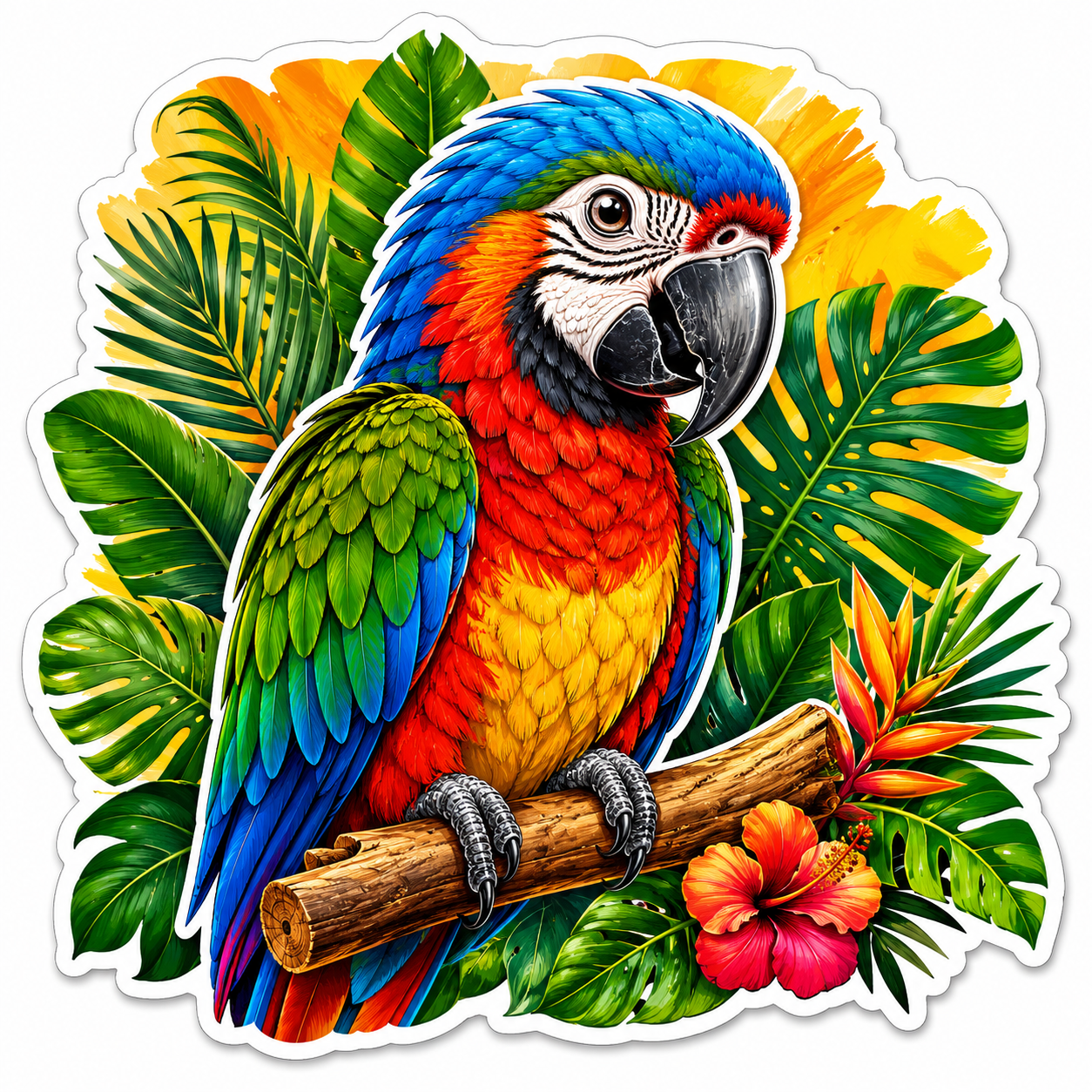 Vibrant Trendy Sticker Art Designs