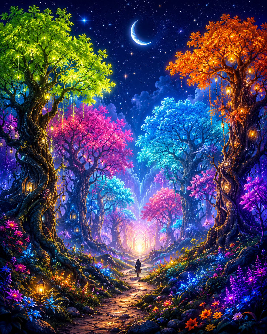Vibrant Trendy Sticker Art Designs