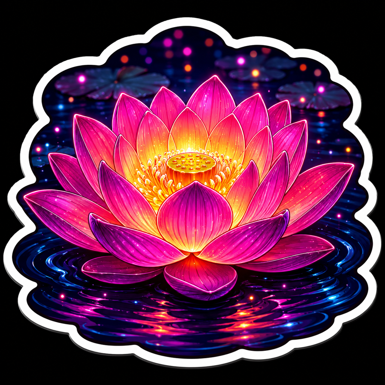 Vibrant Trendy Sticker Art Designs