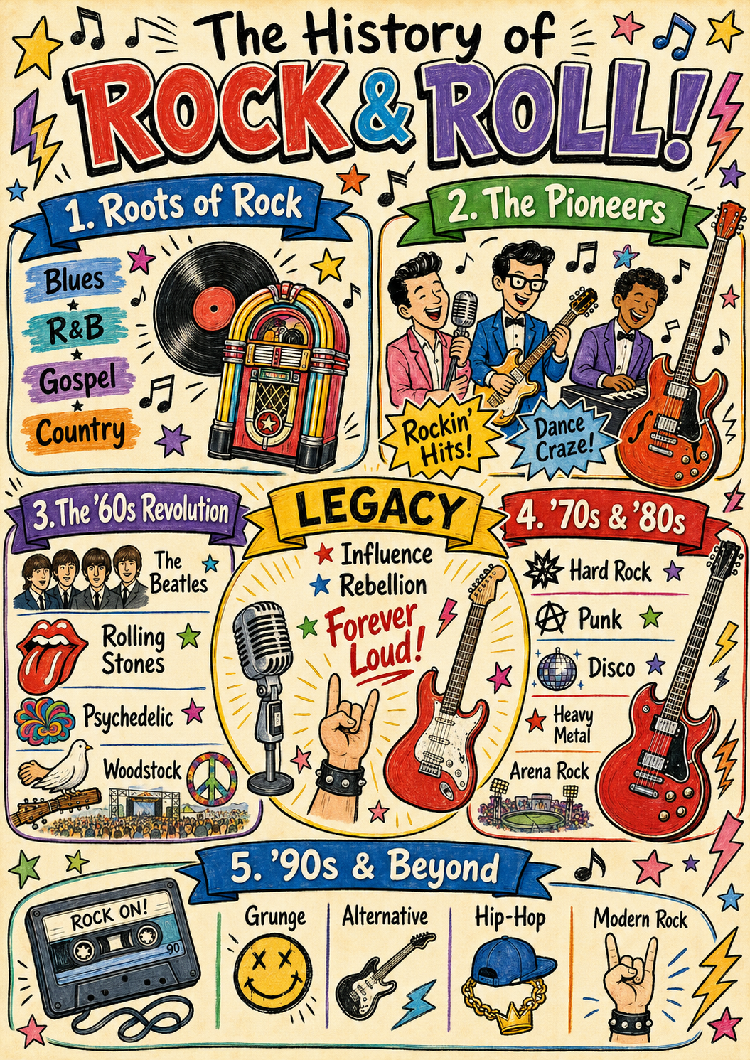 Visual Thinking Sketchnote Infographics