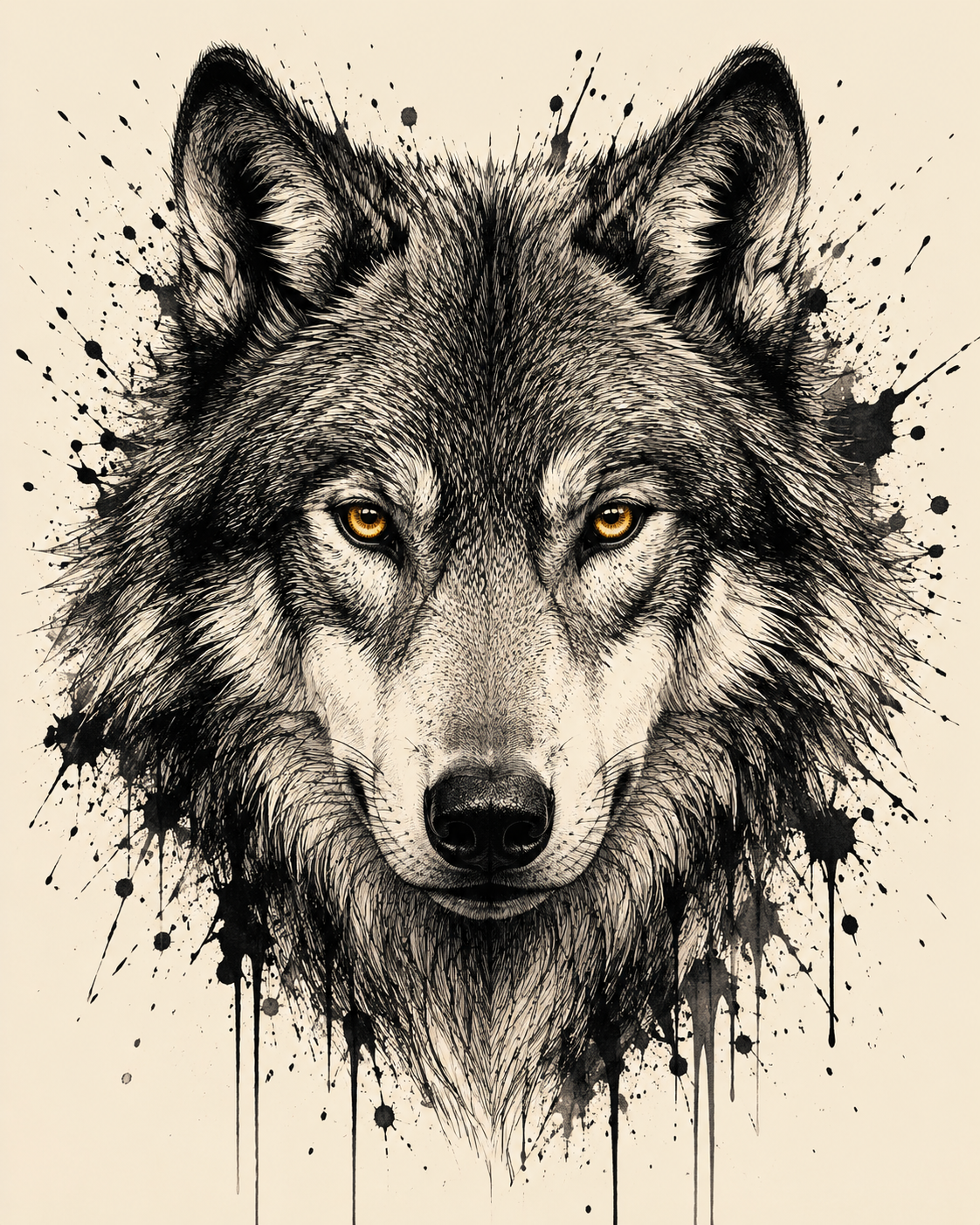 watercolor-ink-animal-portraits-1