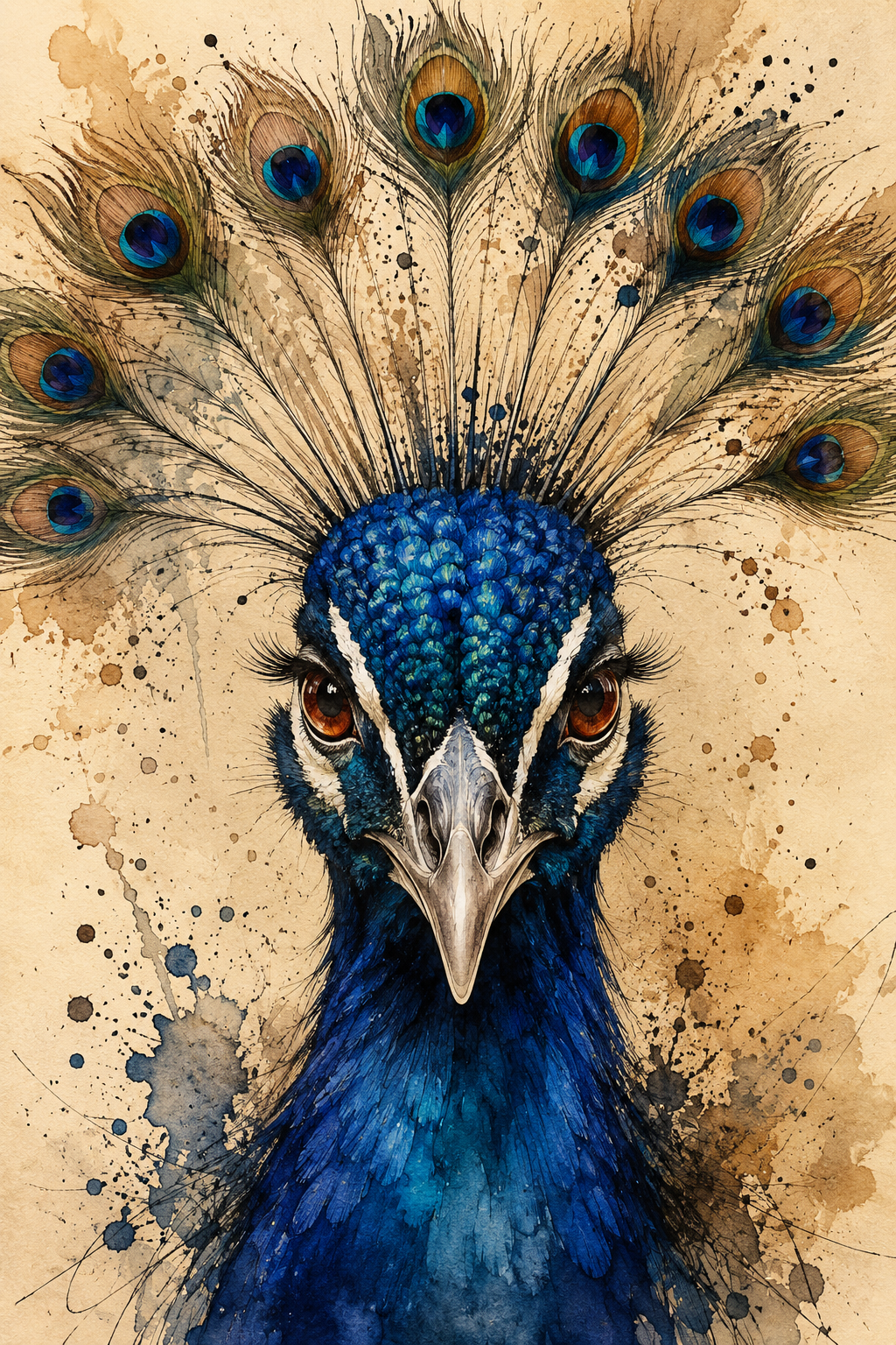watercolor-ink-animal-portraits-2